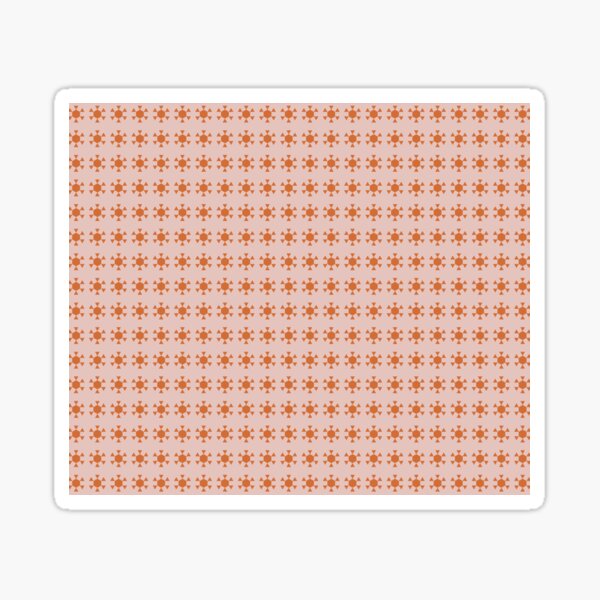 star flower red Sticker