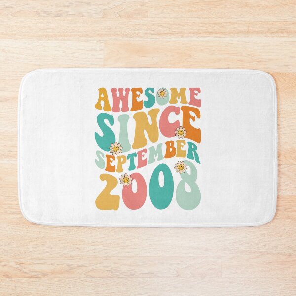 Item preview, Awesome Since September 2008 | Made In 2008 | Retro Groovy Birthday designed and sold by Christina-grich.