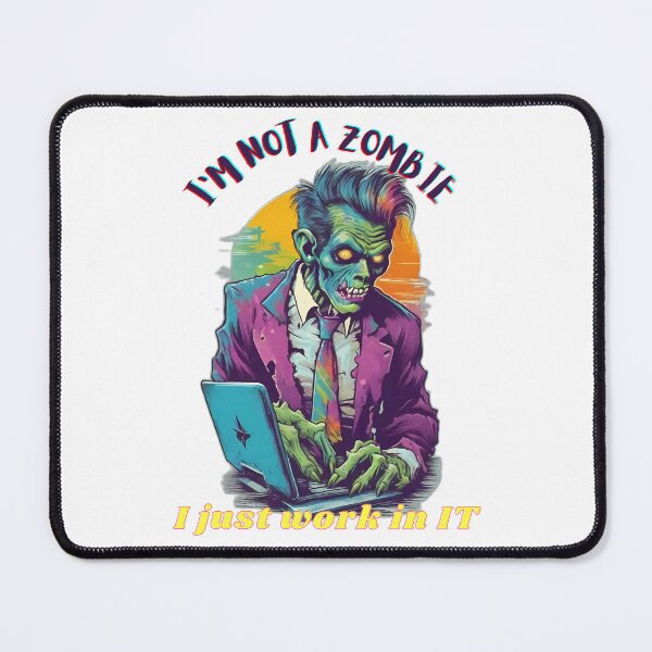 Item preview, Zombie IT worker designed and sold by AyrDigitalArt.