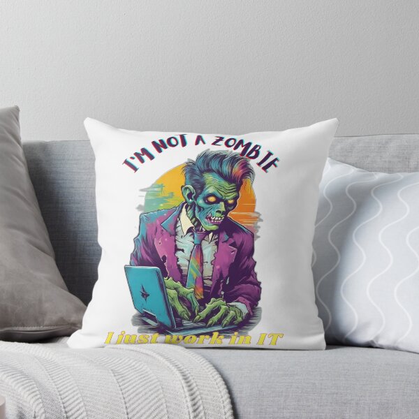 Item preview, Zombie IT worker designed and sold by AyrDigitalArt.