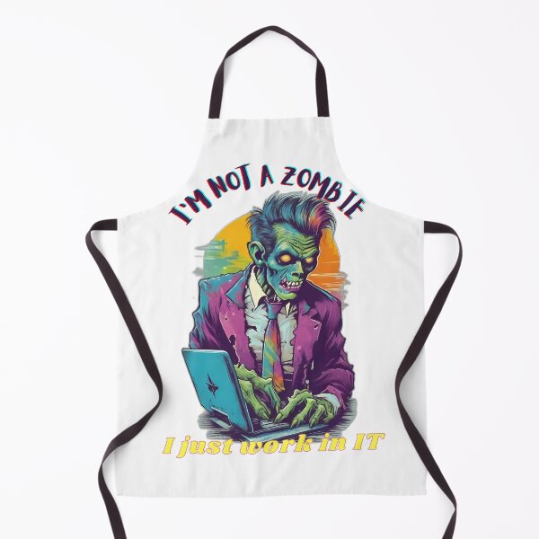 Item preview, Zombie IT worker designed and sold by AyrDigitalArt.