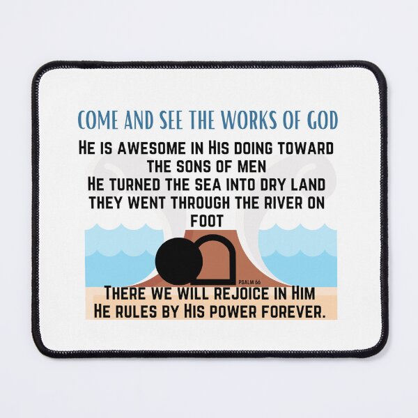 Item preview, Come and see the works of God Exodus Resurrection Psalm 66 designed and sold by NonPCTruths.