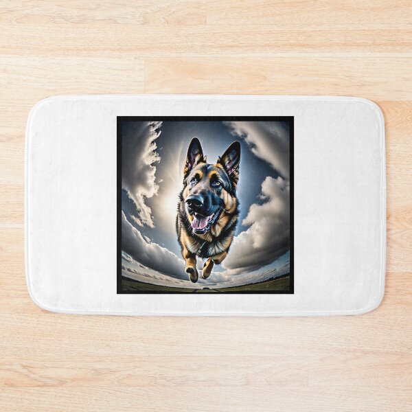 Item preview, German Shepherd Running- Fisheye POV designed and sold by GSDDESIGNMERCH.