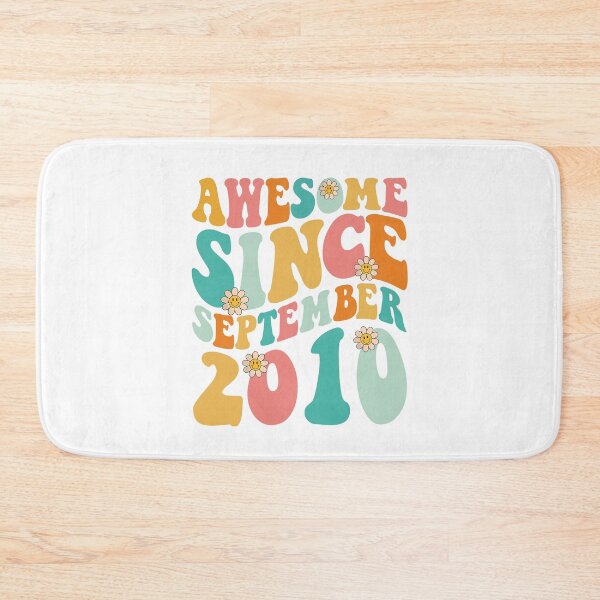 Item preview, Awesome Since September 2010 | Made In 2010 | Retro Groovy Birthday designed and sold by Christina-grich.