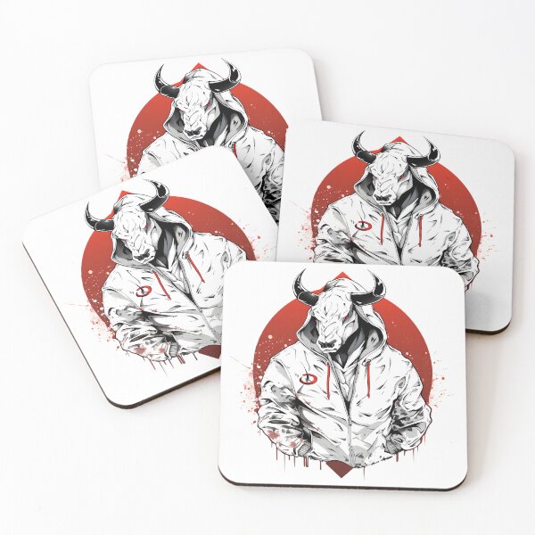 Artikelvorschau, Black Bull Masculine Alpha Male Manly Gangsta Art entworfen und verkauft von MartynGrey.