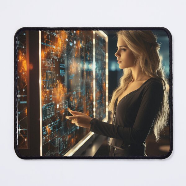 Item preview, Mind-Machine Interface Auditor - Thought-Controlled Cybersecurity Examiner designed and sold by TheBrainArt.