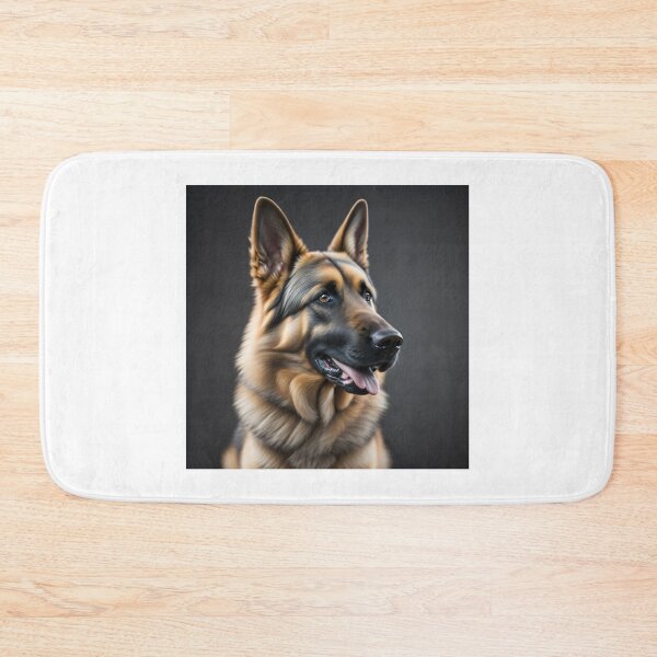 Item preview, German Shepherd School Portrait Black Background designed and sold by GSDDESIGNMERCH.