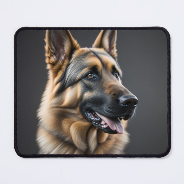 Item preview, German Shepherd School Portrait Black Background designed and sold by GSDDESIGNMERCH.