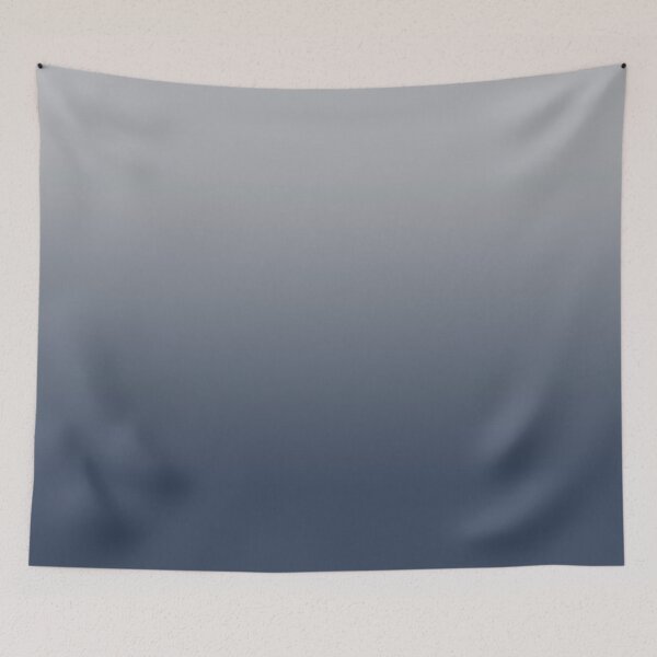 Item preview, Light Quiet Gray Ombre to Sargasso Sea designed and sold by coverinlove.