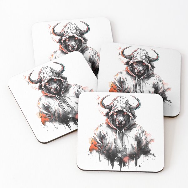 Item preview, Black Bull Brutal Gangsta Art designed and sold by MartynGrey.