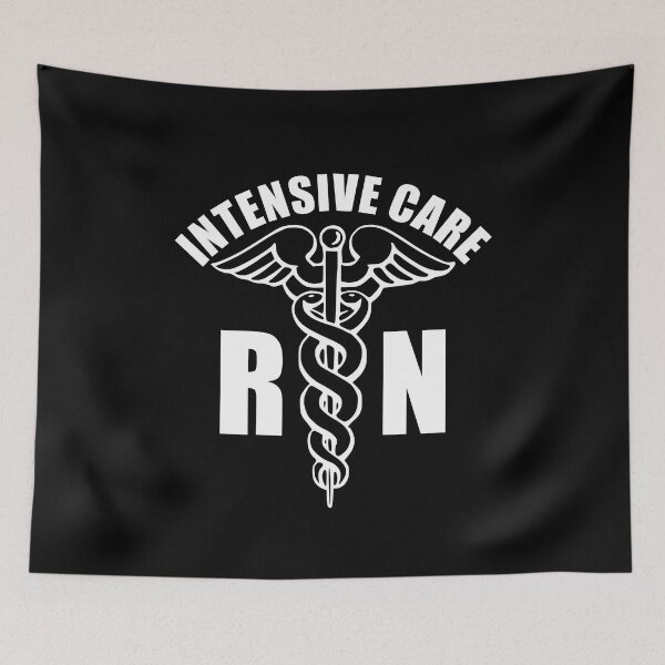 Item preview, ICU Nurse - Intensive Care Unit RN Caduceus designed and sold by Meliafroggy.