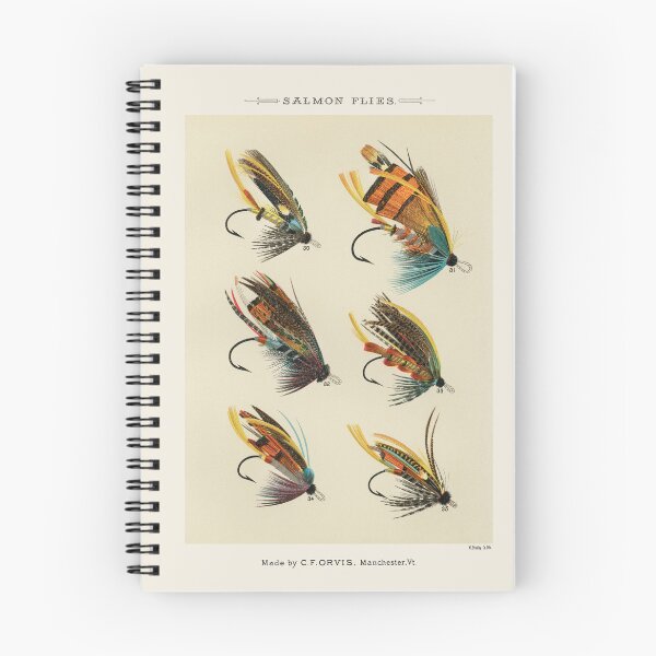 Item preview, Salmon Flies Poster (1892) by Mary Orvis Marbury designed and sold by Antiquated Art.