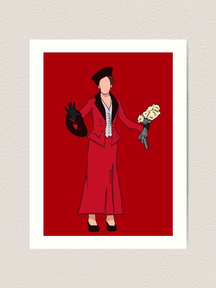 Lámina artística for Sale con la obra «Fanny Brice con traje rojo