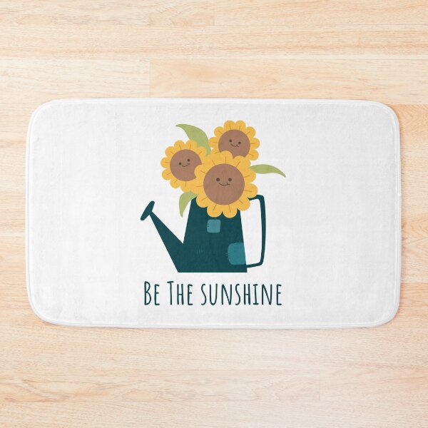Item preview, be the sunshine  - inspiration quote sunflower floral spring cute minimal designed and sold by TNwandesignart.