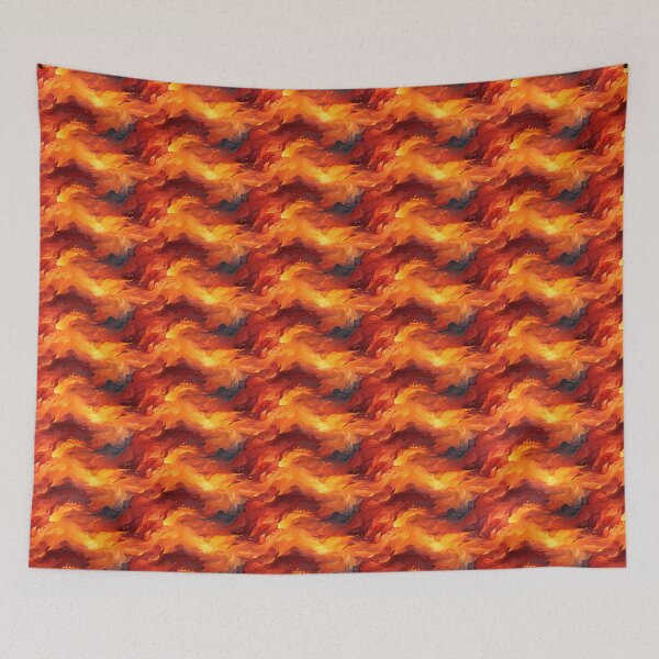 Item preview, Fiery Pattern designed and sold by Lumistica.