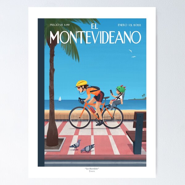Enero "La Rambla" Póster