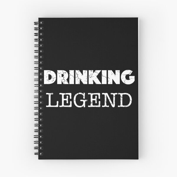 Item preview, Drinking Legend Design (Distressed), with White Lettering designed and sold by VelvetRoom.