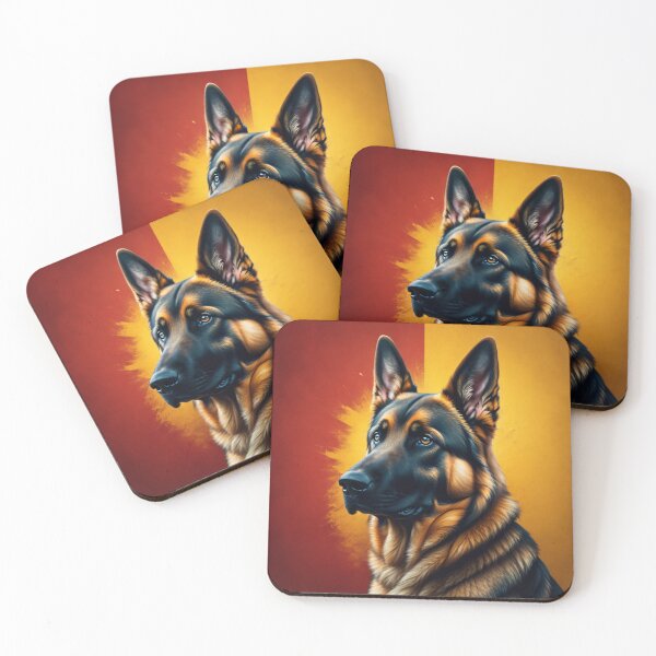 Item preview, German Shepherd Spanish Theme Background designed and sold by GSDDESIGNMERCH.