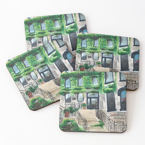 Item preview, Watercolour City painting designed and sold by FluffyRaccoons.