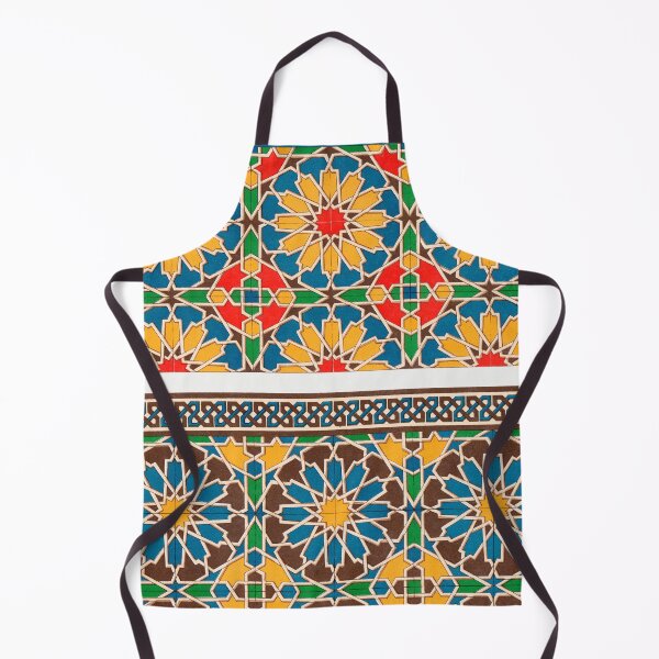 Item preview, Arabic Decorative Floral Geometric Pattern from Emile Prisse d'Avennes art book designed and sold by Vintage-TM.