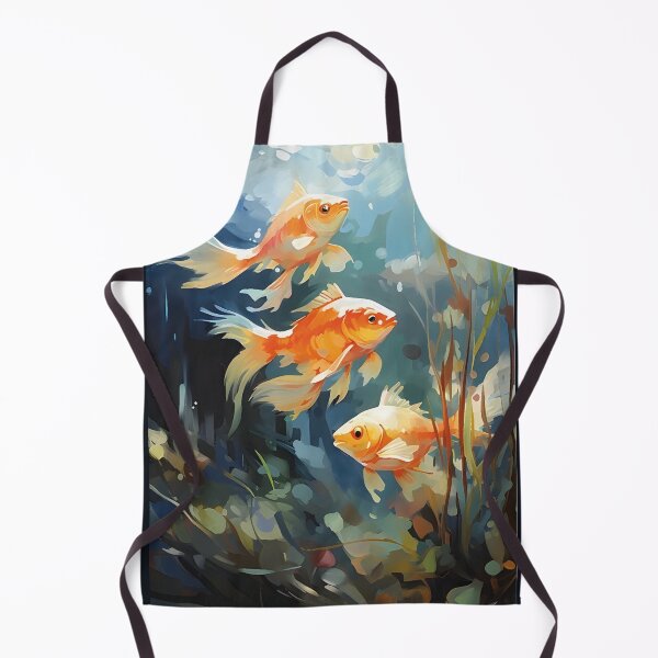 Item preview, Pintura al óleo digital de peces carpa designed and sold by nerdseason.