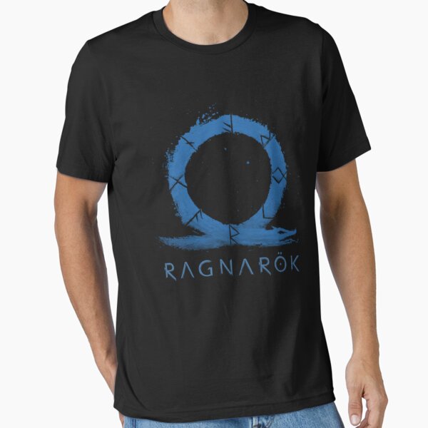 Vista previa del artículo con la obra «Abanico de regalo de God of War Ragnarök», diseñado y vendido por ElbeLark.