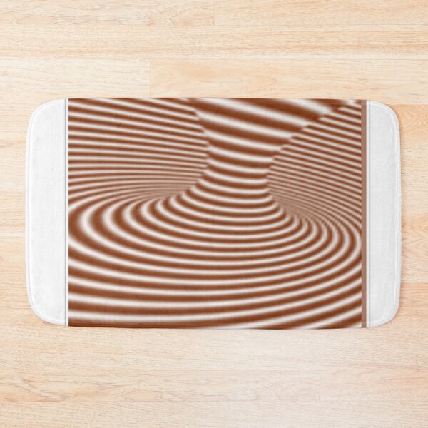 Item preview, Brown spiral stripes illustration designed and sold by 3triadstore.