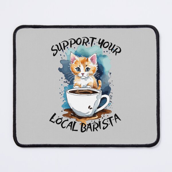 Item preview, Support Your Local Barista designed and sold by tinytwist.