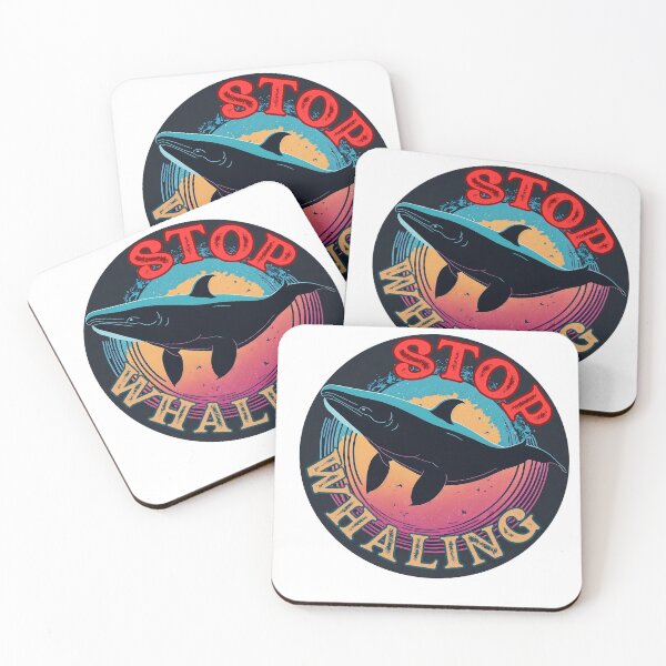 Item preview, Stop Whaling Logo type Whale Pun Design designed and sold by GracefulGems.