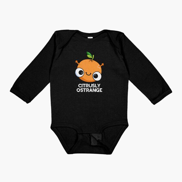 Item preview, Citrusly Ostrange Strange Funny Orange Puns (Dark BG) designed and sold by punnybone.