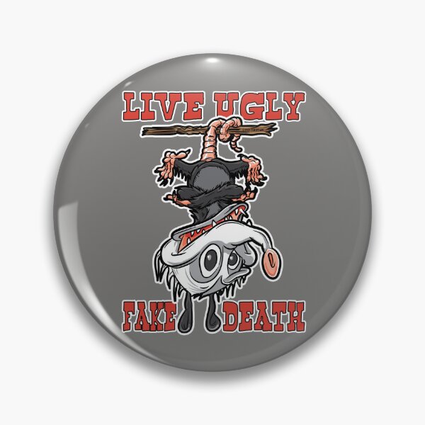 Item preview, Live Ugly Fake Death Possum Upside Down designed and sold by eShirtLabs.
