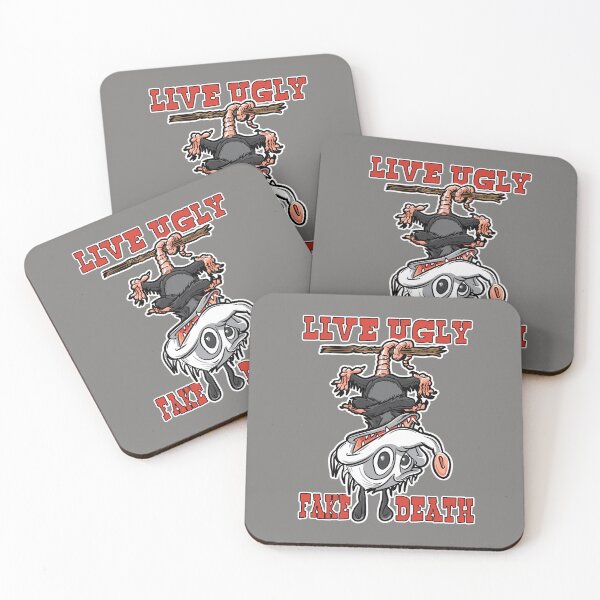 Item preview, Live Ugly Fake Death Possum Upside Down designed and sold by eShirtLabs.