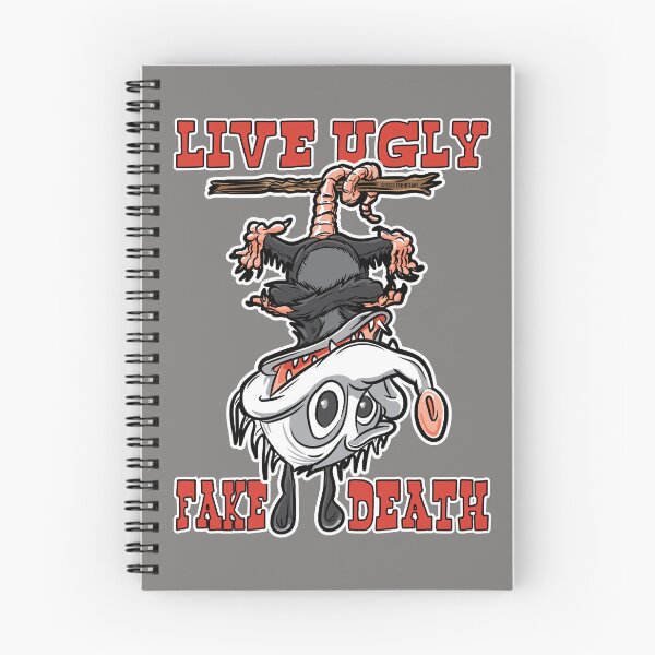 Item preview, Live Ugly Fake Death Possum Upside Down designed and sold by eShirtLabs.
