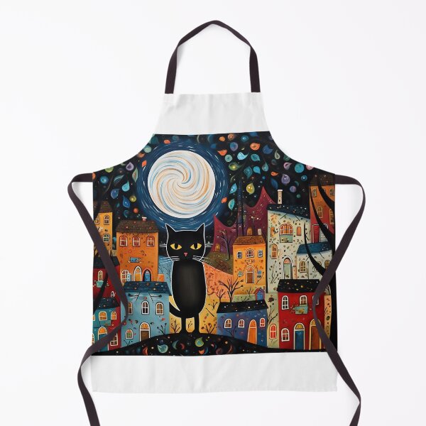 Item preview, Naive art style cat designed and sold by Art91design.