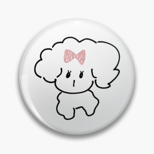Item preview, cute poodle dog designed and sold by jc-handy46.