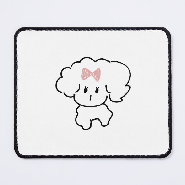 Item preview, cute poodle dog designed and sold by jc-handy46.