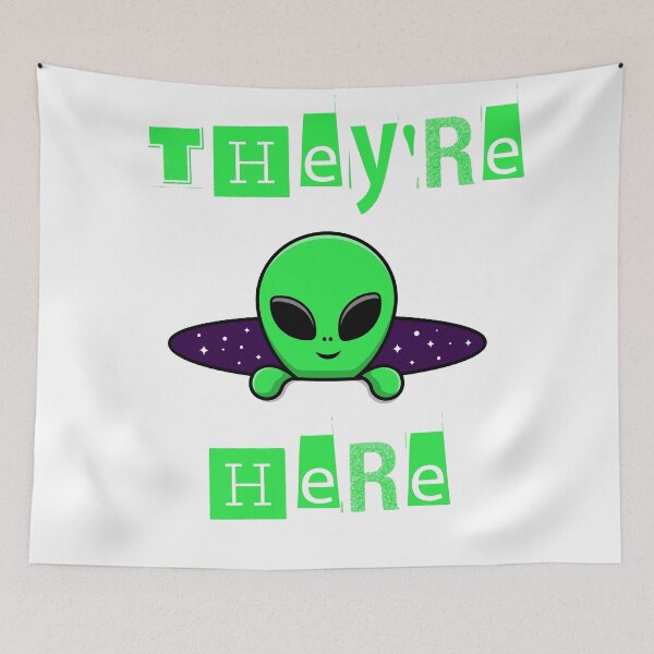 Item preview, ALIENS - They're Here designed and sold by vargass street.