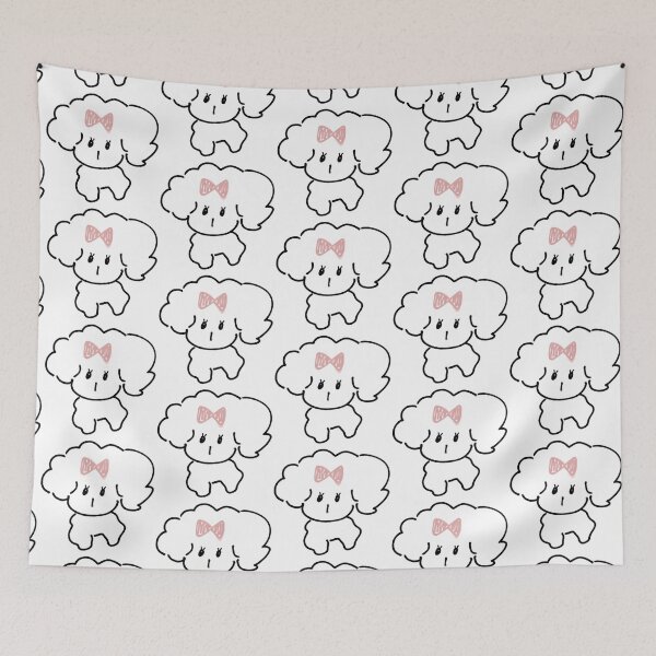 Item preview, cute poodle dog designed and sold by jc-handy46.