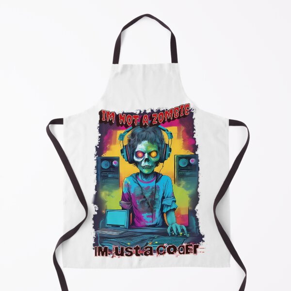 Item preview, Zombie coder designed and sold by AyrDigitalArt.