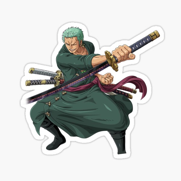 Roronoa Zoro Sticker for Sale by OnePieceStore28