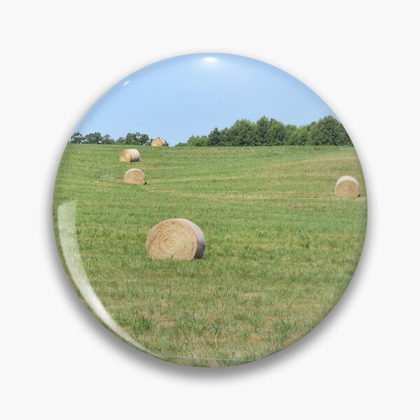 Item preview, Hay Bales in a Farm Field designed and sold by SEEphotos7171.