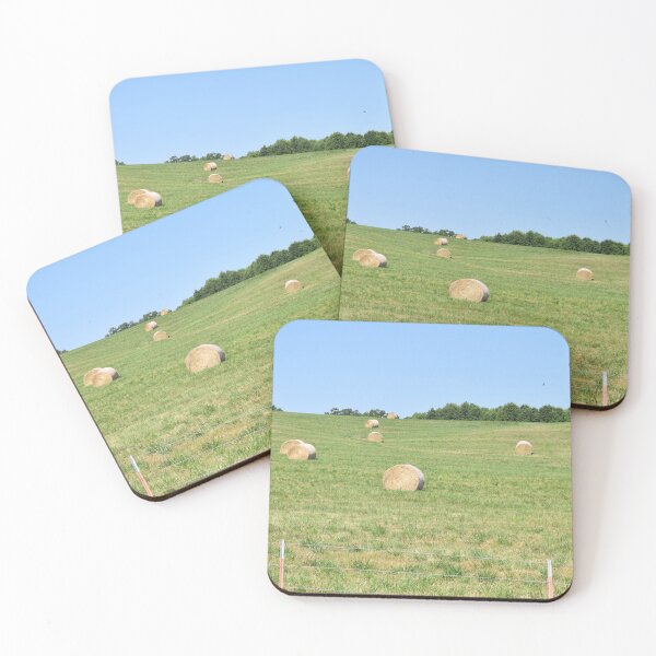 Item preview, Hay Bales in a Farm Field designed and sold by SEEphotos7171.