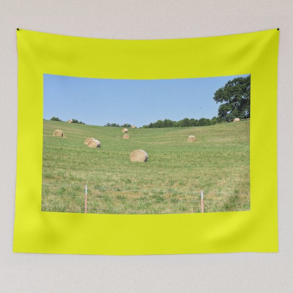 Item preview, Hay Bales in a Farm Field designed and sold by SEEphotos7171.