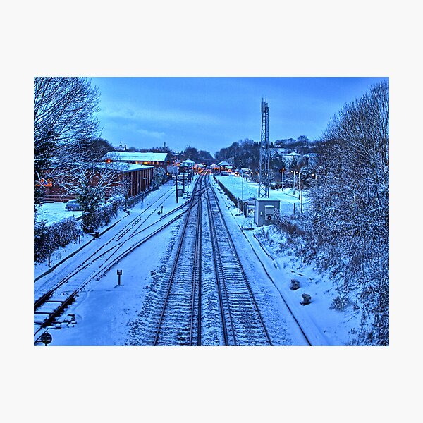 Snow Train to Nowhere Photographic Print