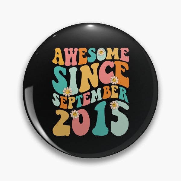 Item preview, Awesome Since September 2015 | Made In 2015 | Retro Groovy Birthday designed and sold by Christina-grich.
