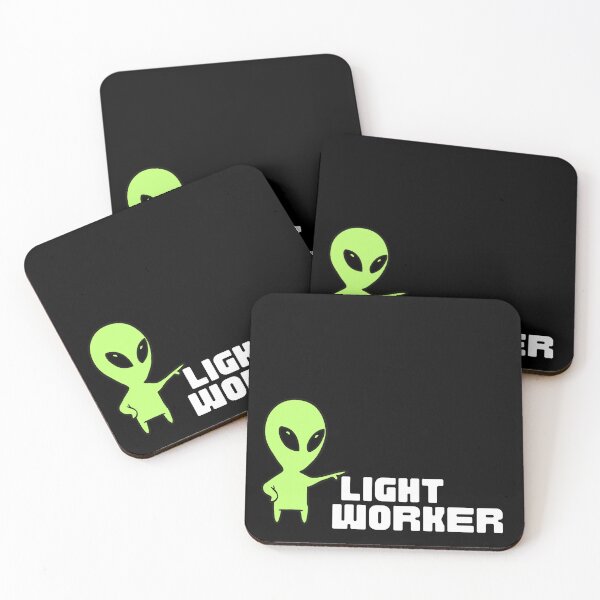 Item preview, Lightworker Little Green Alien designed and sold by PlanetStarseed.