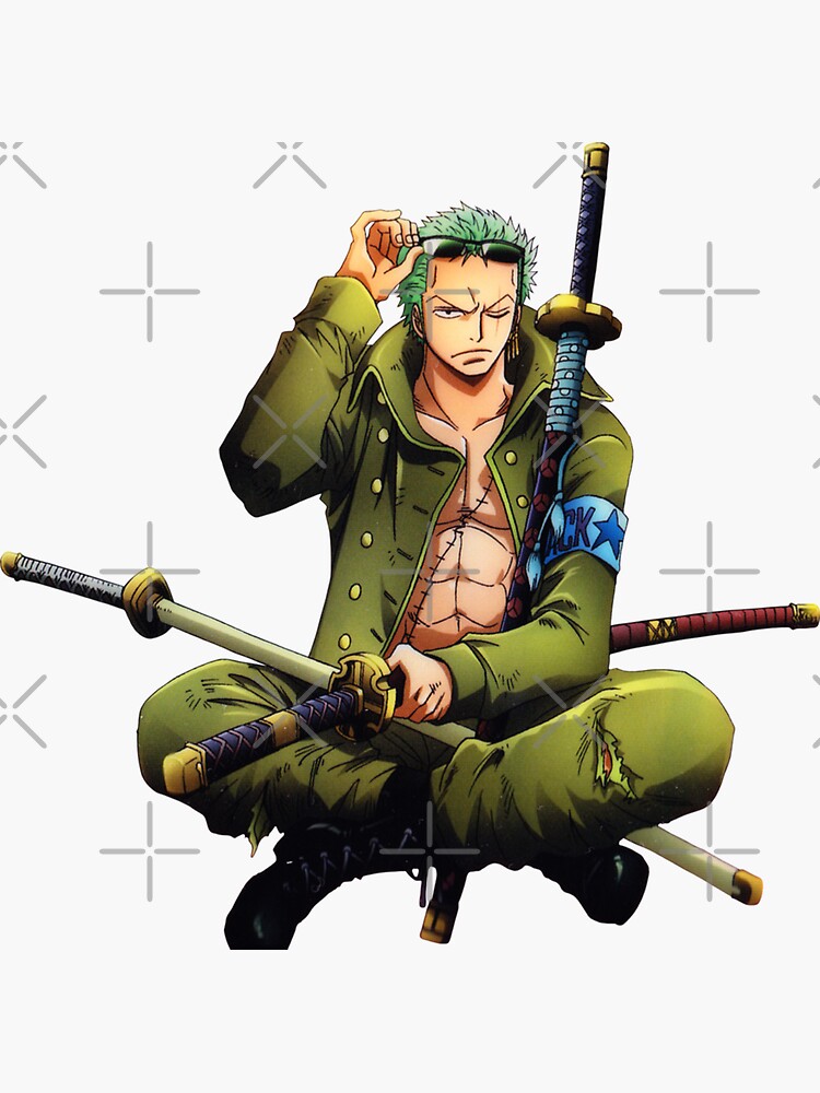 Roronoa Zoro Sticker for Sale by OnePieceStore28