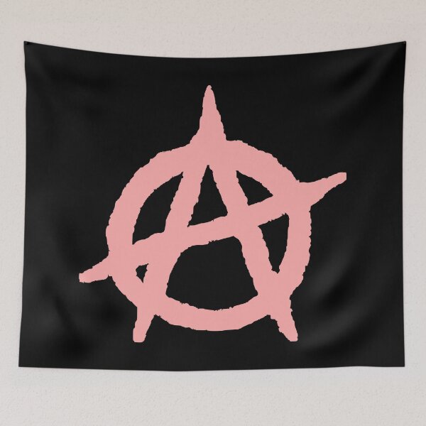 Item preview, Anarchy Symbol Pink designed and sold by Jeallan Designs.
