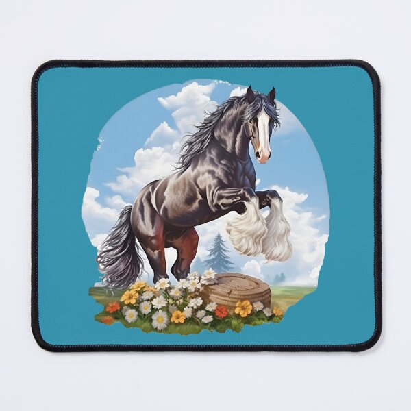 Item preview, Shire or Clydesdale Draft Horse Sticker designed and sold by candiscamera.