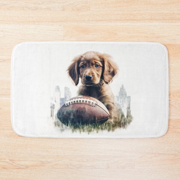 Item preview, Puppy Playing Football 02 designed and sold by MySportsArt.